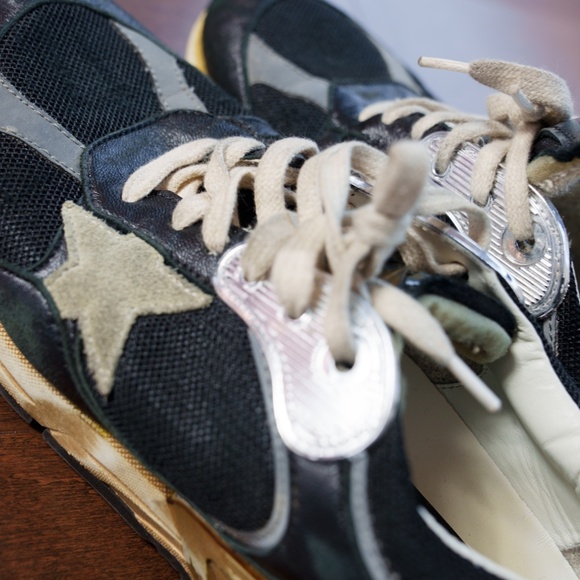 GOLDEN GOOSE Golden Goose Black Dad-Star Sneakers, 39 / 8.5 GGDB - Picture 6 of 13